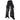 BLACK DISTRESSED CARGO PANTS FOR MEN