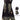 BLACK DISTRESSED DENIM MAXI SKIRT FALL FASHION