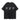 BLACK DOG HEAD SHORT SLEEVE T-SHIRT WITH ROUND COLLAR