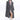 BLACK DOUBLE-BREASTED OVERCOAT MODEL BEHAVIOR LONG COAT