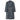 BLACK DOUBLE-BREASTED OVERCOAT MODEL BEHAVIOR LONG COAT