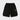 BLACK DRAWSTRING SHORTS FOR UNIQUE BODY TYPE WITH SIZE GUIDE