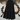BLACK FAIRY TIERED MAXI SKIRT - ELEGANT TIERED MAXI FASHION PIECE