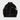 BLACK FAUX FUR JACKET WITH WHITE ACCENTS STREET LETTER FLEECE