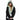 BLACK FAUX FUR Y2K PARKA JACKET