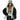 BLACK FAUX FUR Y2K PARKA JACKET