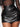 BLACK FAUX LEATHER MINI SKIRT ZIPPER CLOSURE