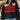 BLACK FERRARI RACING JACKET WITH VIBRANT COLOR BLOCK DESIGN