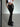 BLACK FLARE PANTS LOW RISE KNIT