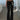 BLACK FLARE PANTS LOW RISE KNIT