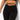 BLACK FLARED TROUSERS WITH CRISSCROSS WAIST - BLACK FLARED TROUSERS