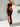 BLACK FLORAL PRINT MAXI DRESS Y2K KNIT FABRIC