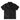 BLACK FLORAL SHORT-SLEEVED SHIRT WITH REVERE COLLAR, LOOSE FITTING