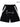 BLACK GEOMETRIC ATHLETIC SHORTS MENS LOOSE FIT