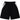 BLACK GEOMETRIC ATHLETIC SHORTS MENS LOOSE FIT