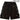 BLACK GEOMETRIC SHORTS SLIGHT STRETCH HAND WASH RECOMMENDED