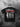 BLACK GRAPHIC CREW NECK SHORT SLEEVE T-SHIRT