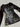 BLACK GRAPHIC LONG SLEEVE TOP SILVER ACCENT