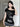 BLACK GRAPHIC OFF-SHOULDER TOP Y2K INSPIRED