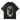 BLACK GRAPHIC SHORT SLEEVE T-SHIRT WITH EYE-CATCHING DESIGN