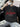 BLACK GRAPHIC T-SHIRT CASUAL WEEKEND COTTON TOP