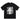 BLACK GRAPHIC T-SHIRT LOOSE FIT SHORT SLEEVE