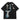 BLACK GRAPHIC T-SHIRT SHORT SLEEVE TRENDY CASUAL COTTON BLEND