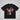BLACK GRAPHIC T-SHIRT TEEN CREW NECK COTTON TOP
