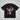 BLACK GRAPHIC T-SHIRT TEEN CREW NECK COTTON TOP