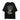 BLACK GRAPHIC T-SHIRT TRENDY CASUAL SHORT SLEEVE ROUND COLLAR
