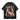 BLACK GRAPHIC T-SHIRT - TRENDY CASUAL SHORT SLEEVE ROUND COLLAR