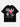 BLACK GRAPHIC T-SHIRT UNISEX STREETWEAR COTTON BLEND