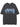 BLACK GRAPHIC TEE BLUE FLAME LETTER CREW NECK SLIGHT STRETCH