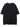 BLACK GRAPHIC TEE BLUE FLAME LETTER CREW NECK SLIGHT STRETCH