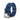 BLACK GROMMET CANVAS BELT DOUBLE PRONG BUCKLE