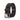 BLACK GROMMET CANVAS BELT DOUBLE PRONG BUCKLE