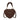 BLACK HEART-SHAPED PURSE WITH RUCHED HANDLE AND SHOULDER STRAP
