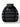 BLACK HOODED PUFFER JACKET WINTER OUTERWEAR