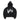 BLACK HOODED SWEATSHIRT WITH WHITE GRAPHIC WORLDWIDE DELIVERY AVAILABLE