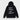 BLACK HOODIE WITH WHITE TEXT - PREMIUM COTTON PORSCHE HOODIE