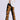 BLACK JEANS WITH ORANGE GOTHIC LETTERING REGULAR FIT CONTOUR JEANS