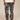 BLACK JEANS WITH WHITE PAINT STREAKS COTTON BOXY CUT
