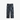 BLACK JEANS WITH WHITE PAINT STREAKS COTTON BOXY CUT
