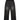 BLACK JEANS WITH WHITE STARBURST DESIGN - MID WAIST STRAIGHT LEG STYLE