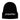 BLACK KNIT BEANIE - HIGH STREET RETRO FASHION ACCESSORY