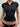 BLACK KNIT COLLARED SHIRT NO Y2K