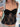 BLACK LACE BUSTIER TOP WITH ADJUSTABLE STRAPS - CHIC SLIM FIT