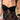 BLACK LACE BUSTIER TOP WITH ADJUSTABLE STRAPS - CHIC SLIM FIT