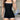BLACK LACE TRIM ROMPER WITH CONTRAST Y2K SPAGHETTI STRAPS