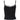 BLACK LACE-TRIMMED CAMISOLE SLIM FIT SLEEVELESS ROUND NECK DESIGN